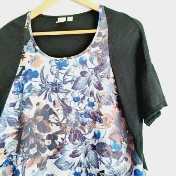 YELLOW BIRD Anthropologie 'Last Act' Floral Blouse Sz S - Picture 5 of 12